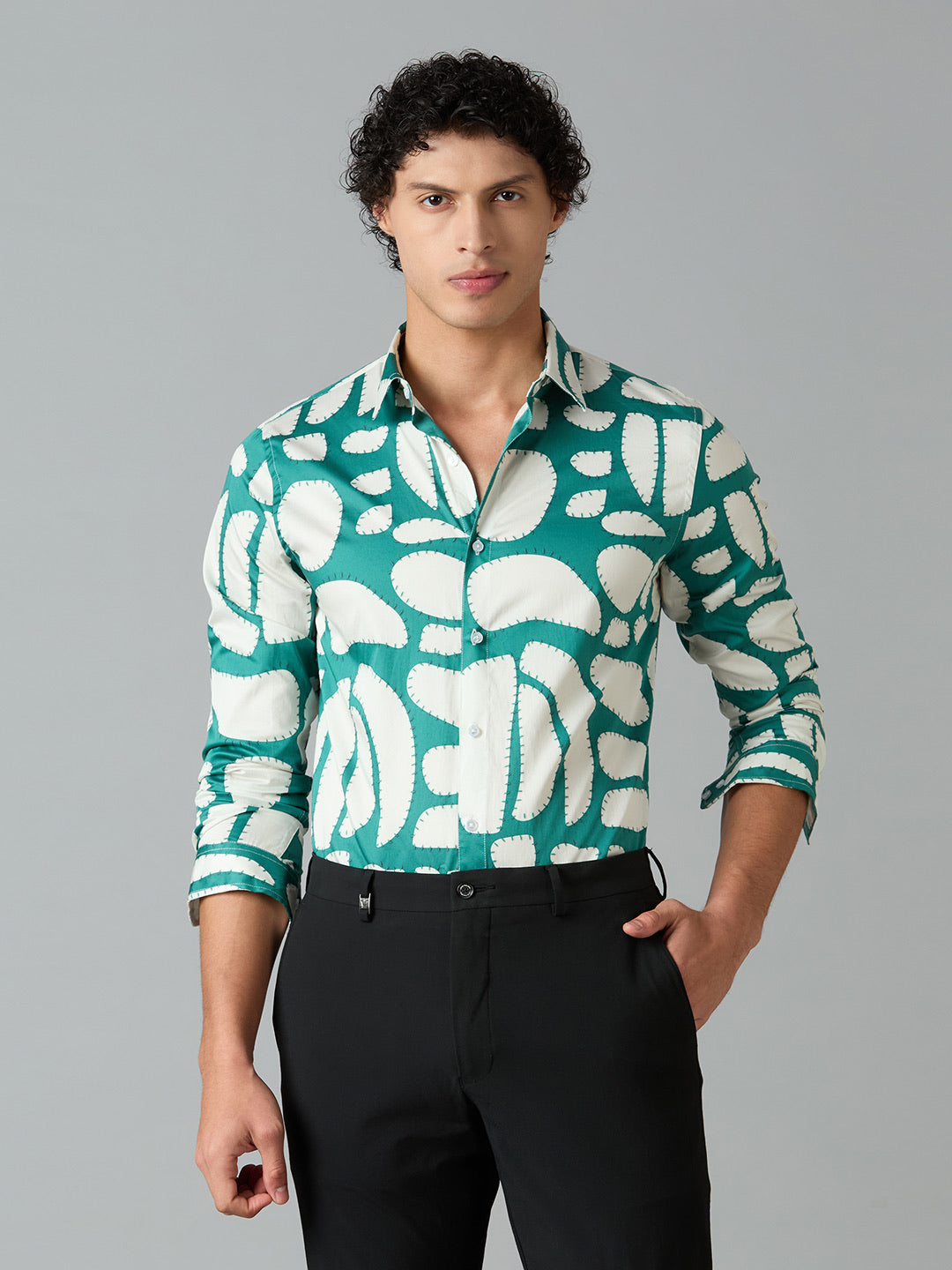 Giza Cotton Printed Shirt