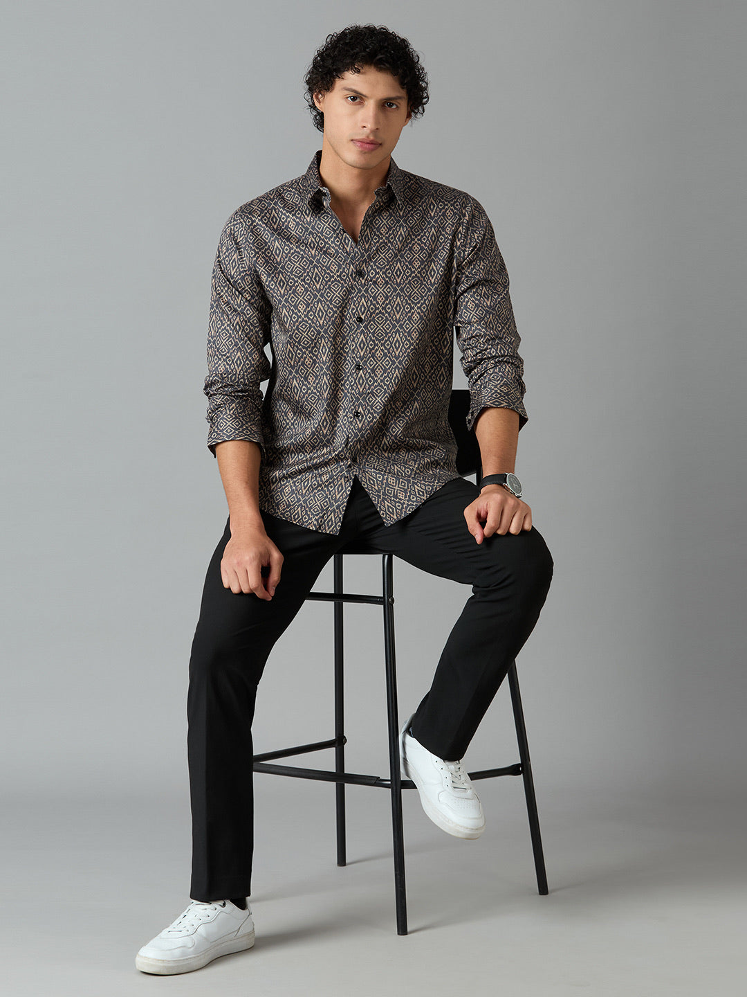 Giza Cotton Printed Shirt