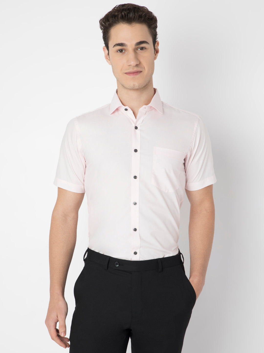 Wrinkle Free Half Sleeve Shirt