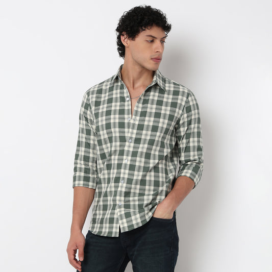 Dobby Checks Shirt