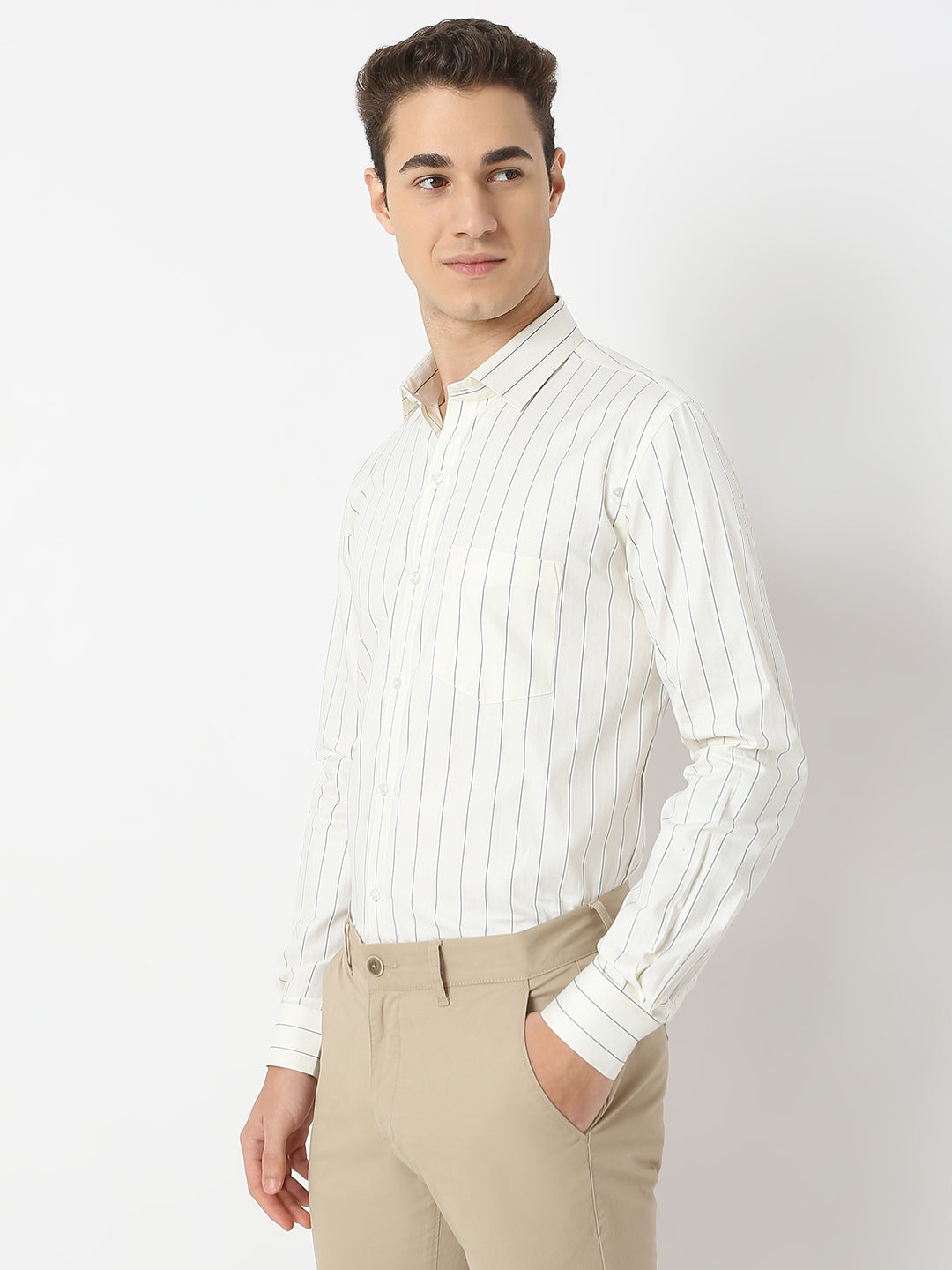 Herringbone Striped Shirt
