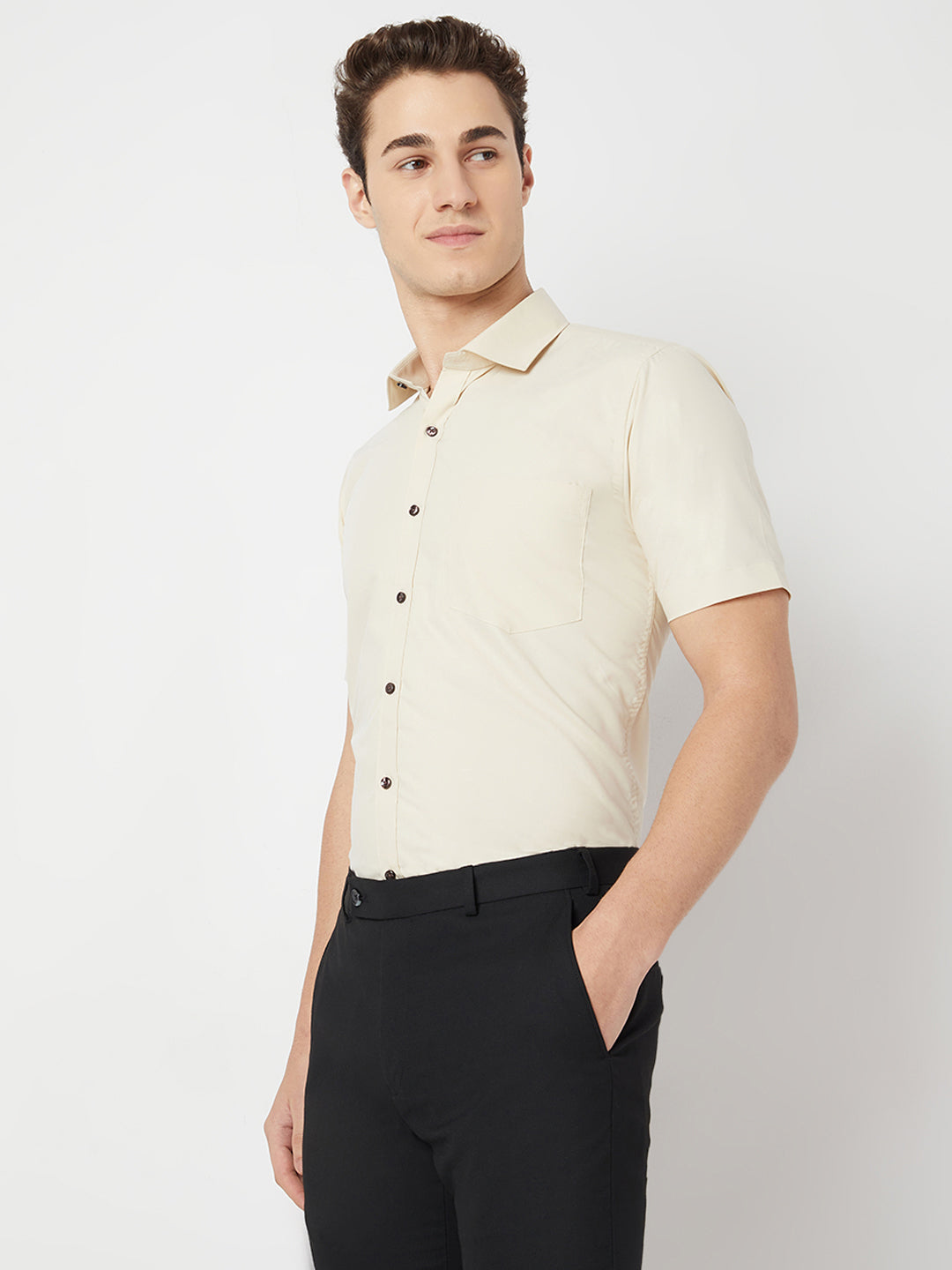 Wrinkle Free Half Sleeve Shirt