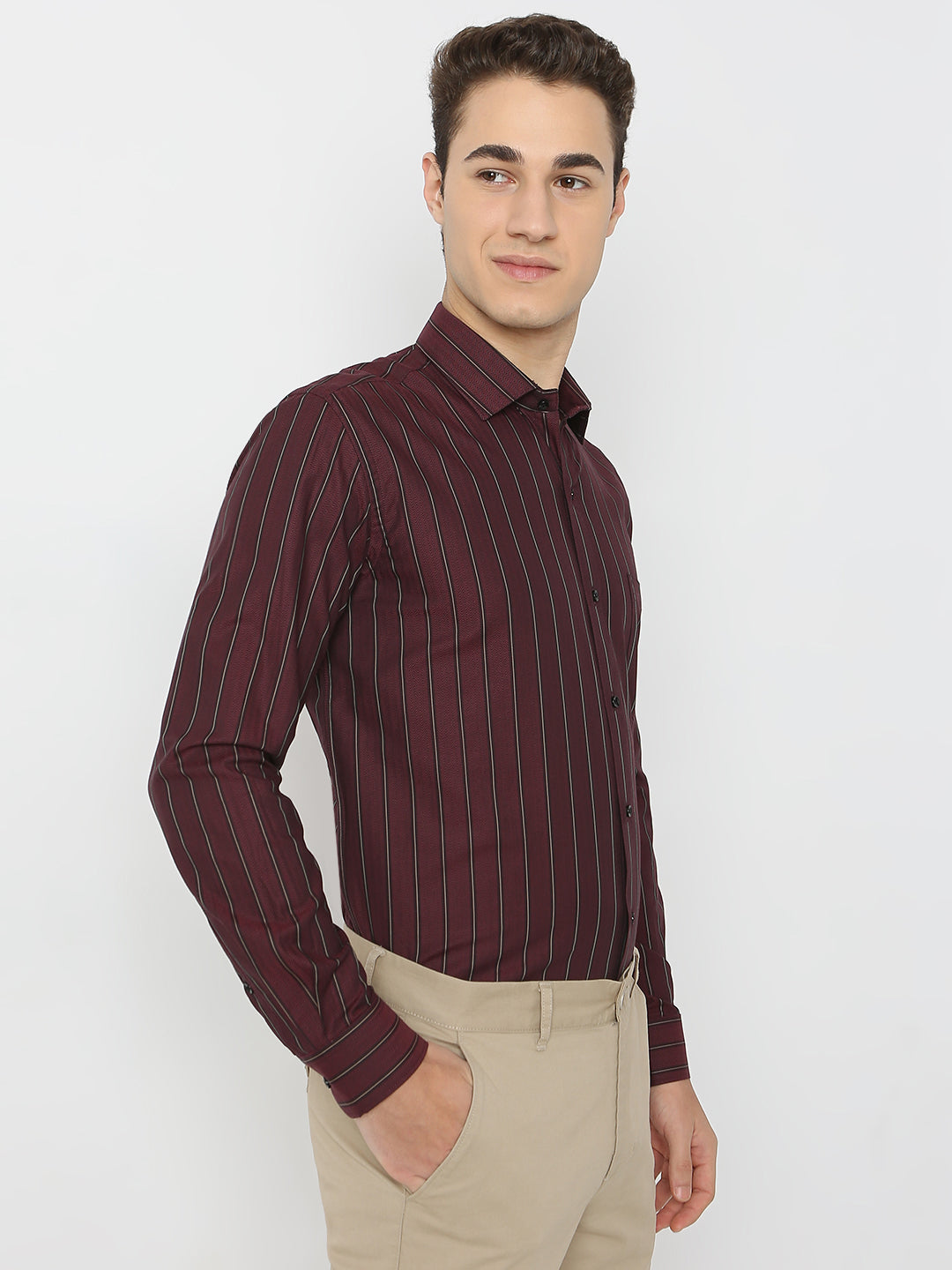 Herringbone Striped Shirt