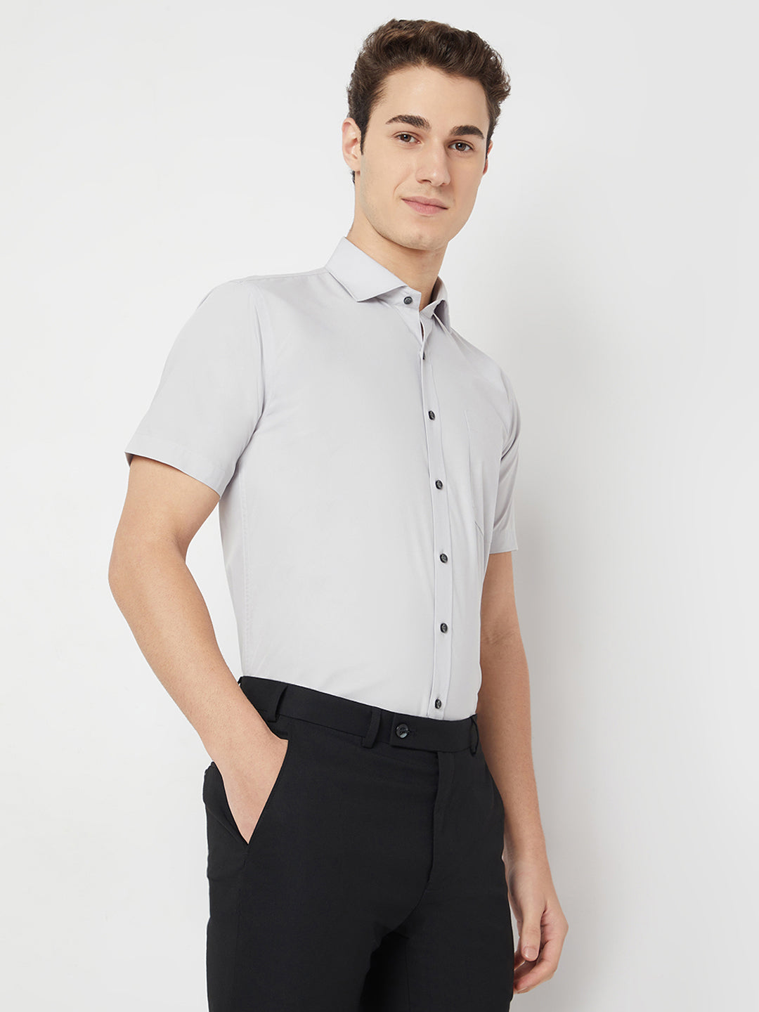 Wrinkle Free Half Sleeve Shirt