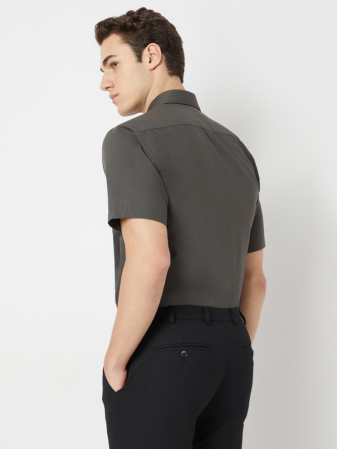 Wrinkle Free Half Sleeve Shirt