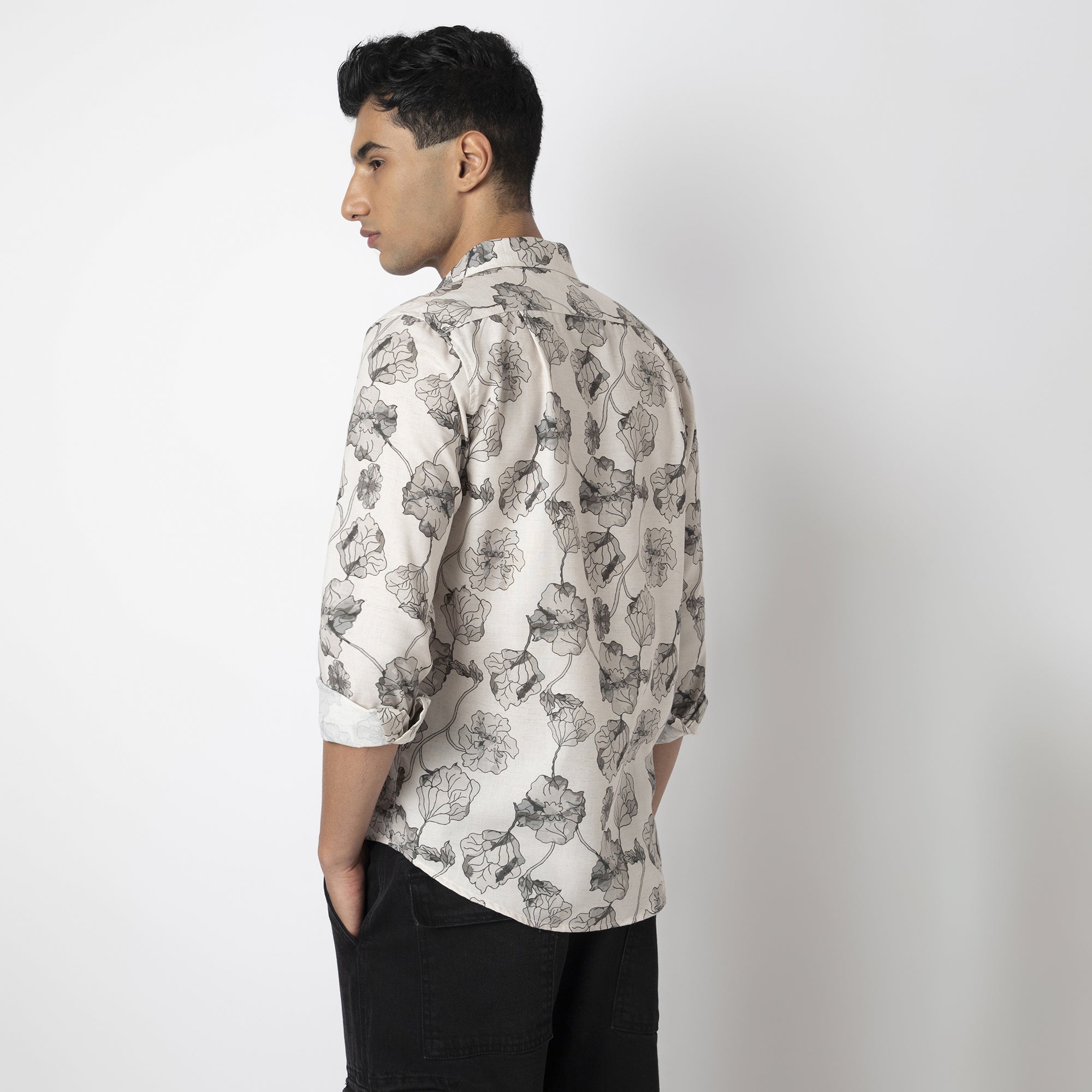 Printed Linen Shirt