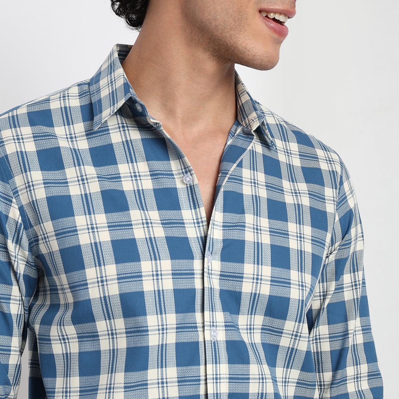 Dobby Checks Shirt