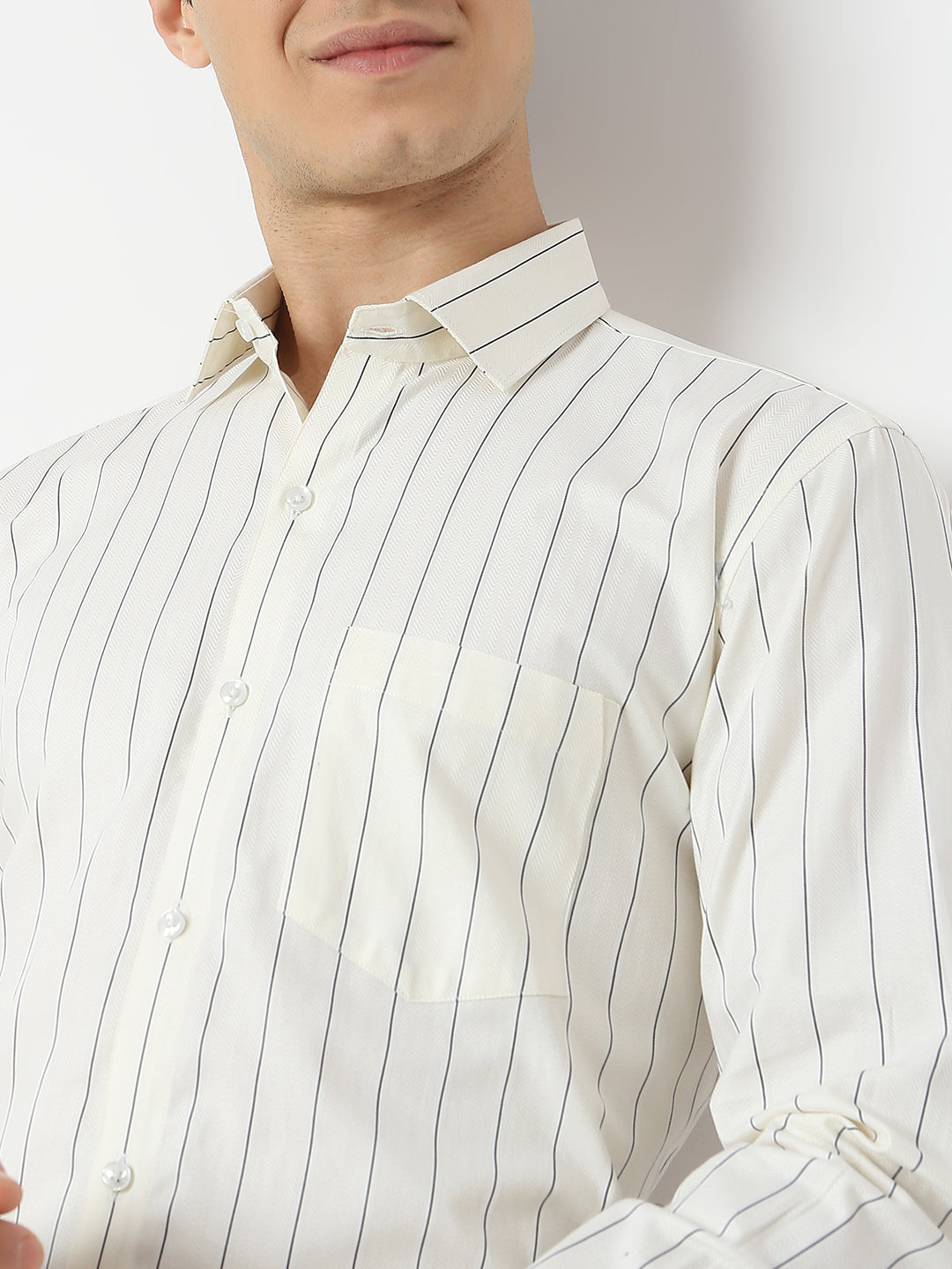 Herringbone Striped Shirt