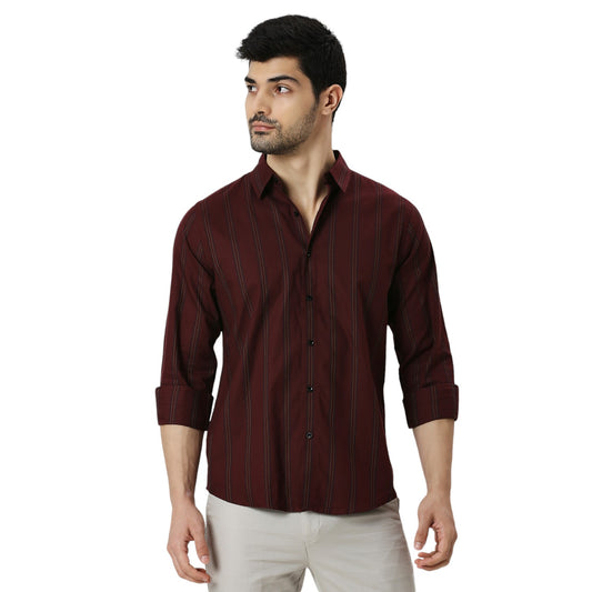 Mens Casual Striped Shirt