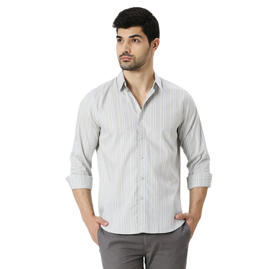 Mens Casual Striped Shirt