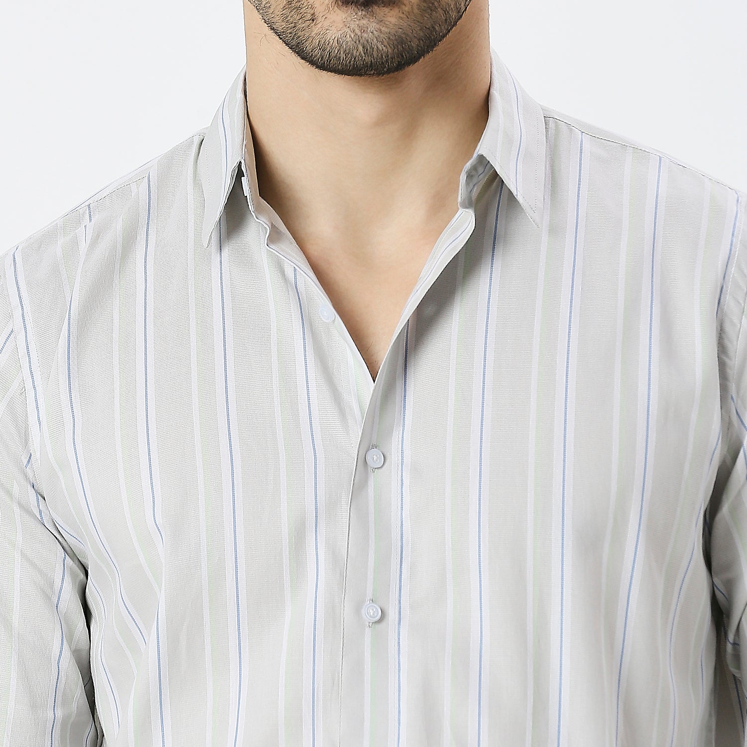 Mens Casual Striped Shirt