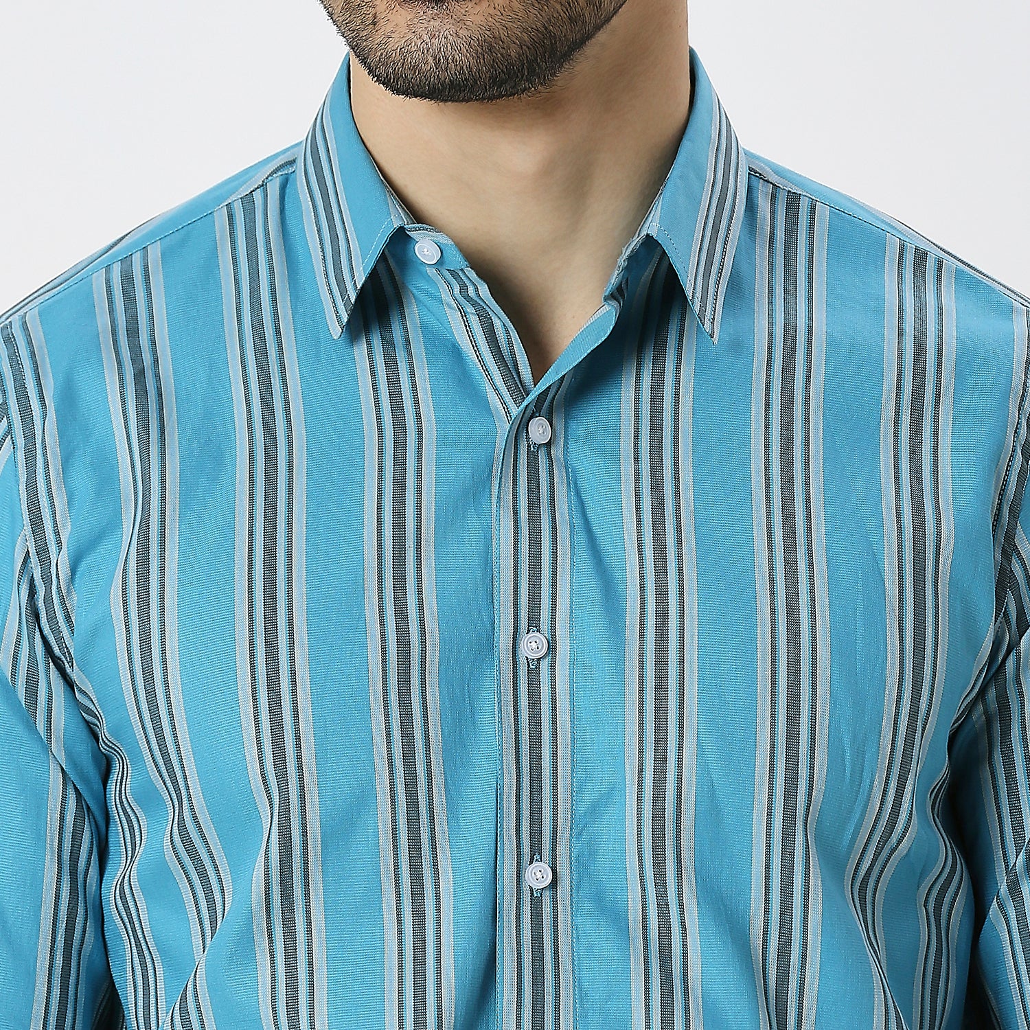 Mens Casual Striped Shirt