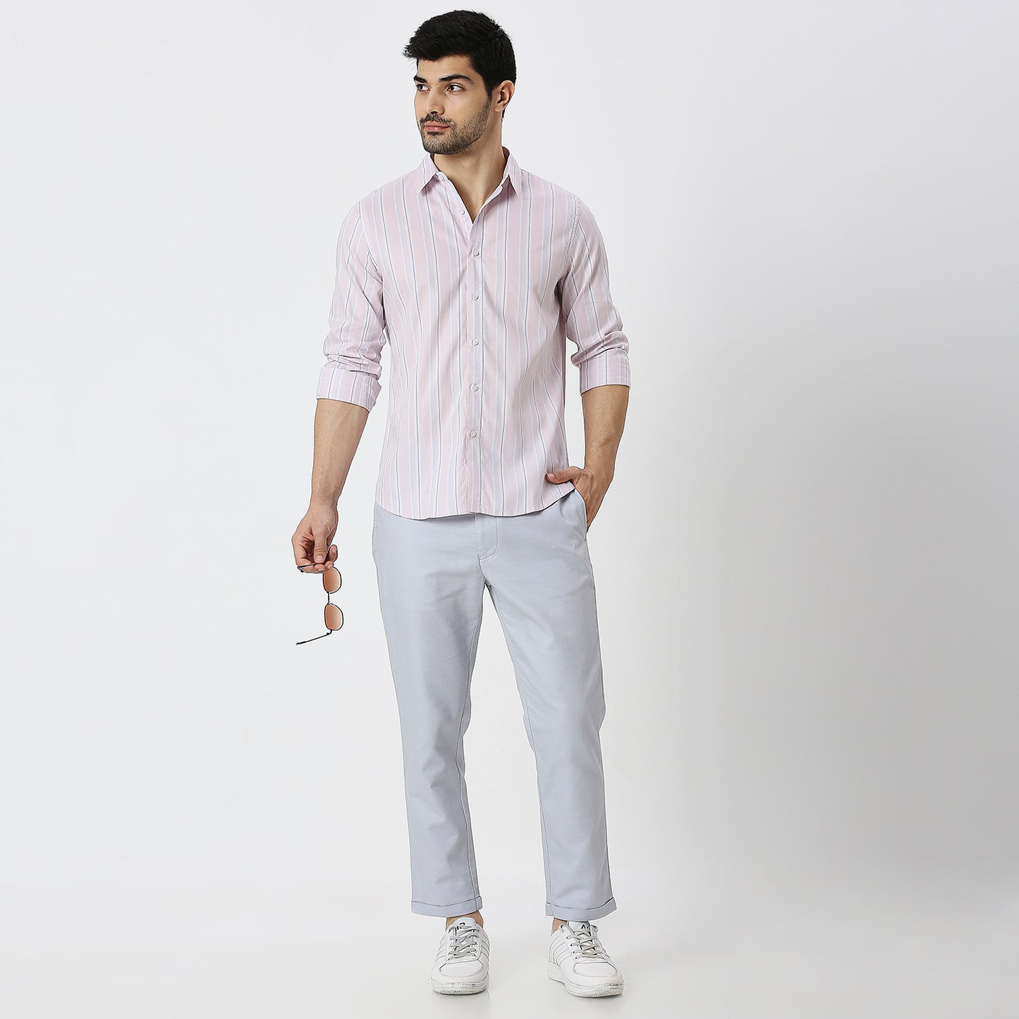 Mens Casual Striped Shirt