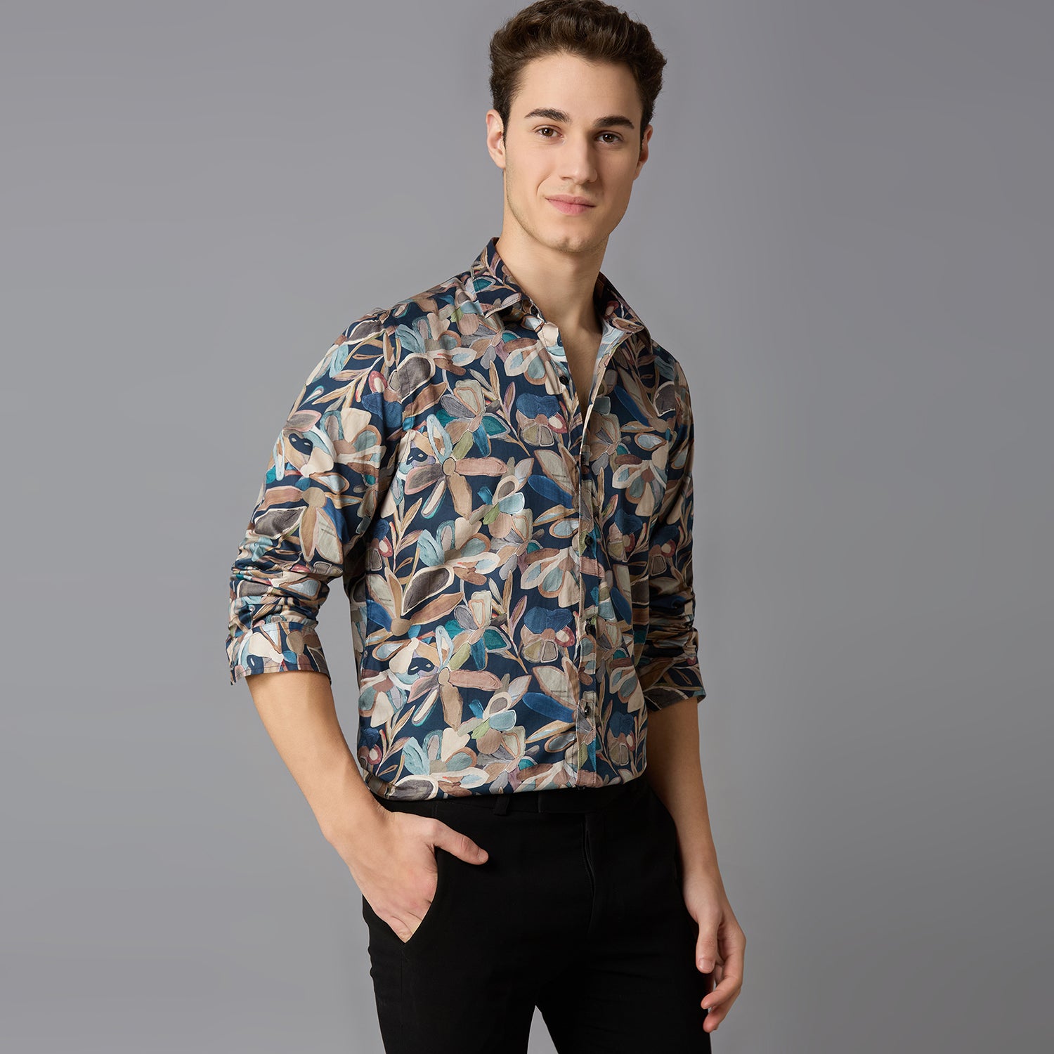Giza Cotton Printed Shirt