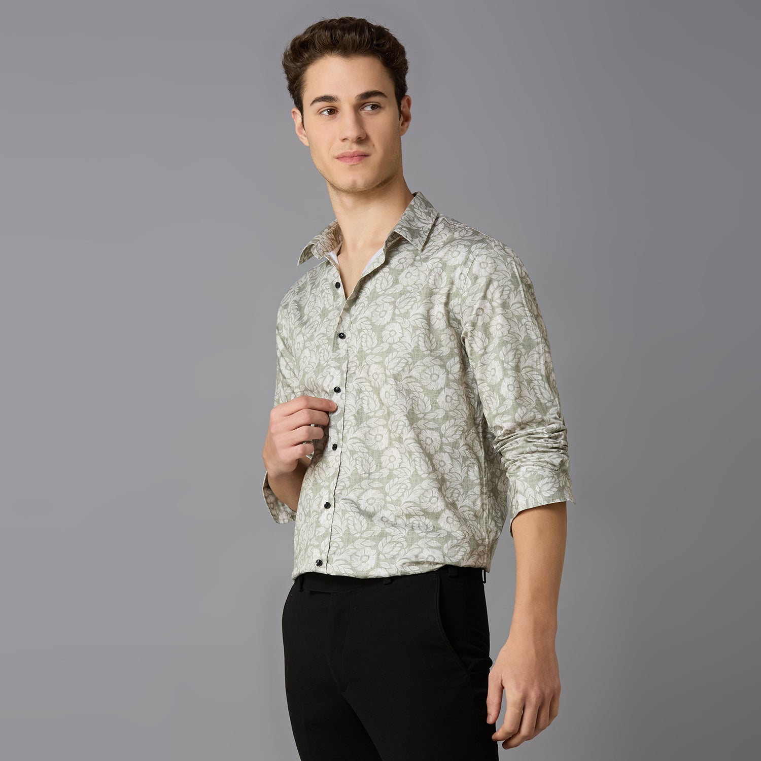 Giza Cotton Printed Shirt
