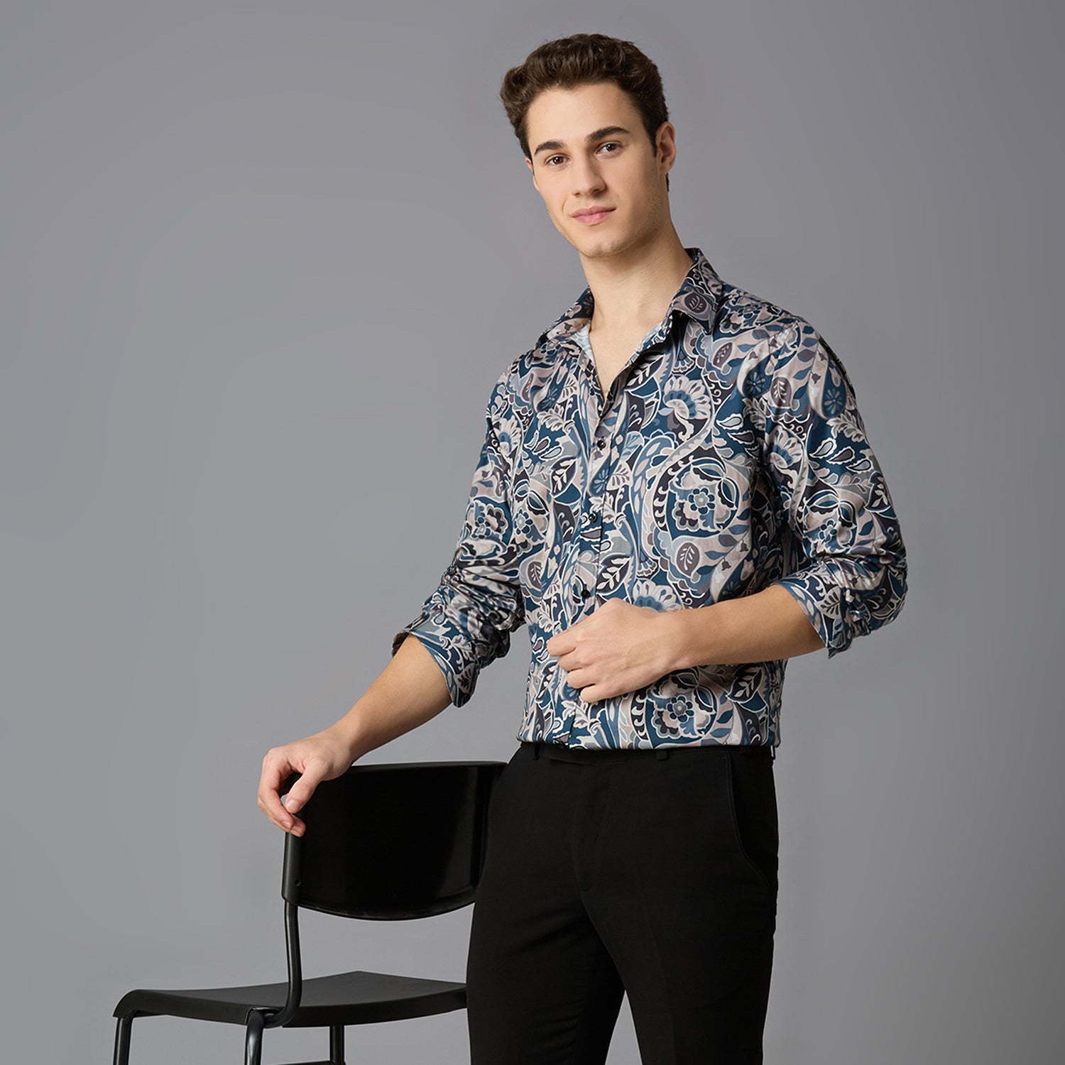 Giza Cotton Printed Shirt