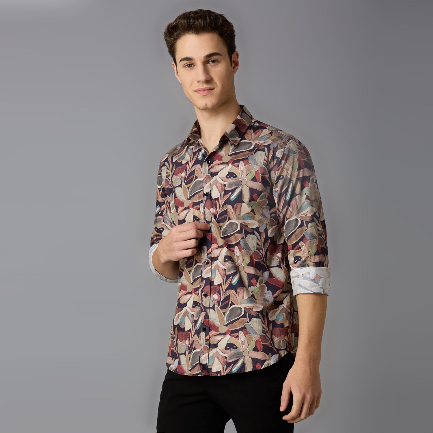 Giza Cotton Printed Shirt