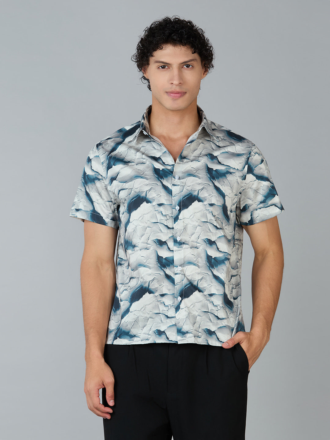 Luxury Digital Print Shirt