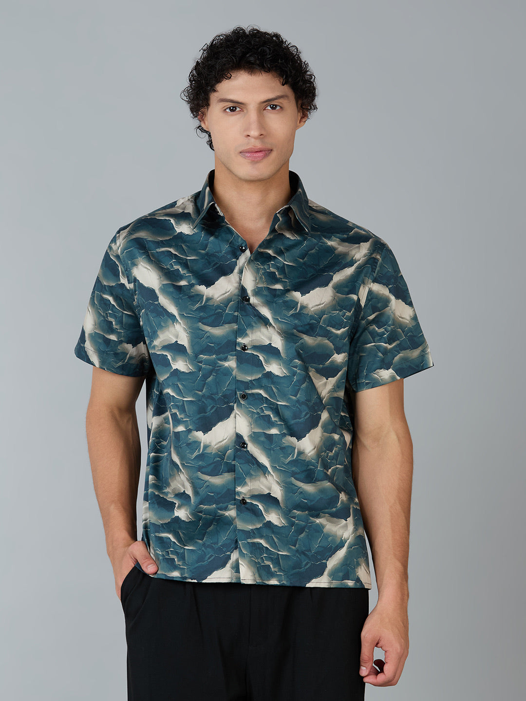 Luxury Digital Print Shirt