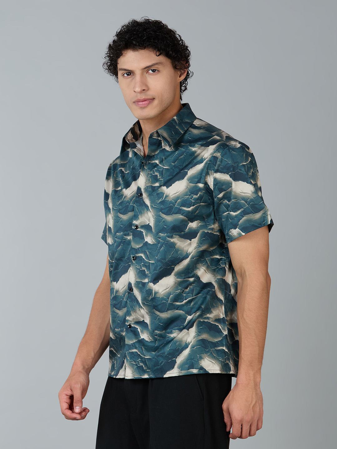 Luxury Digital Print Shirt