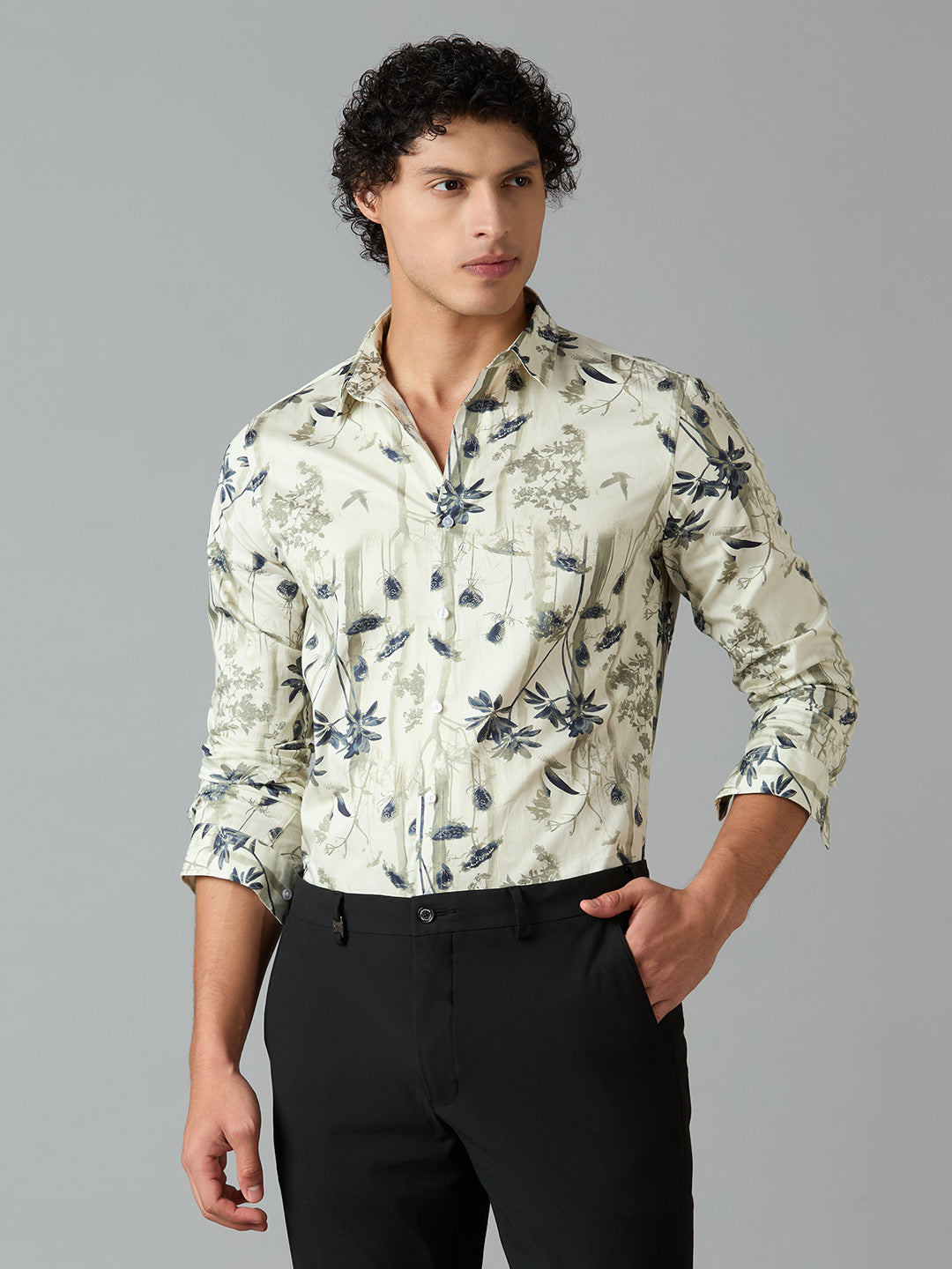 Giza Cotton Printed Shirt