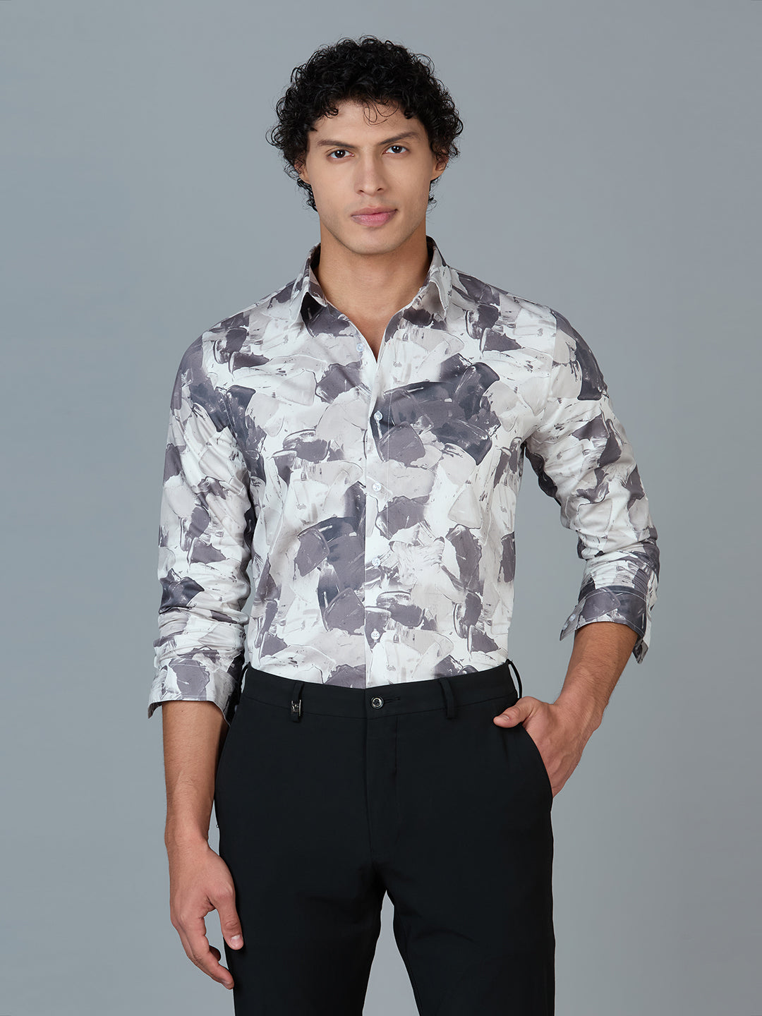 Giza Cotton Printed Shirt