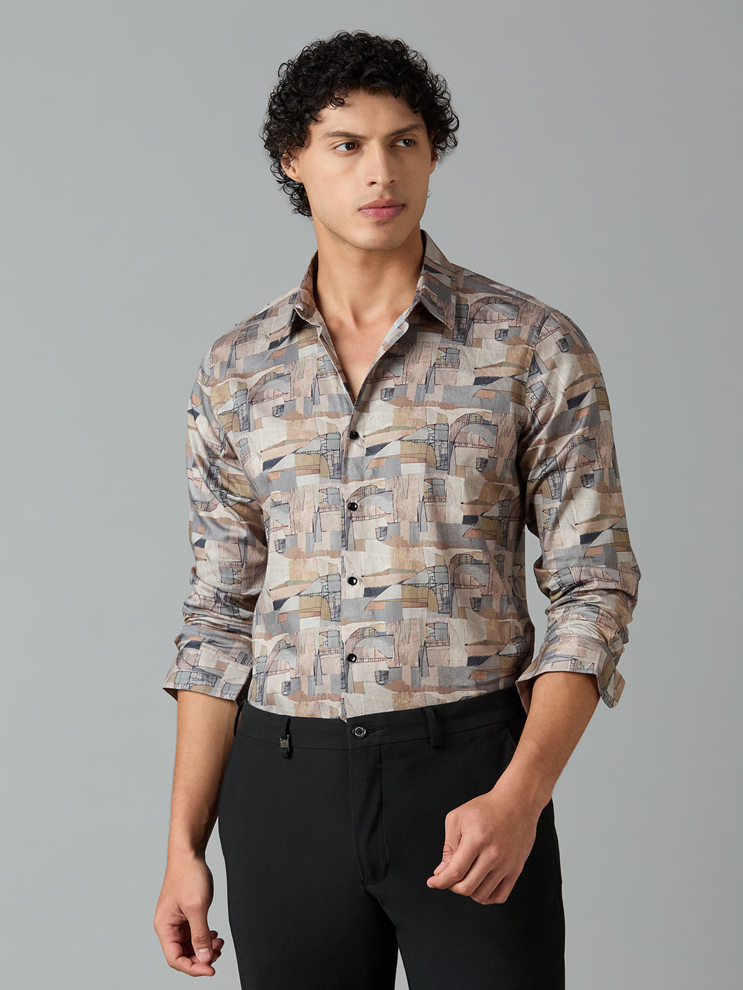 Giza Cotton Printed Shirt