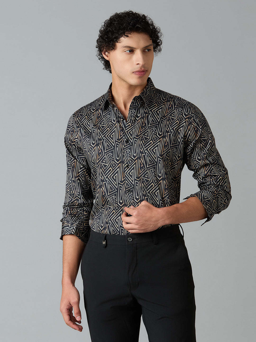 Giza Cotton Printed Shirt