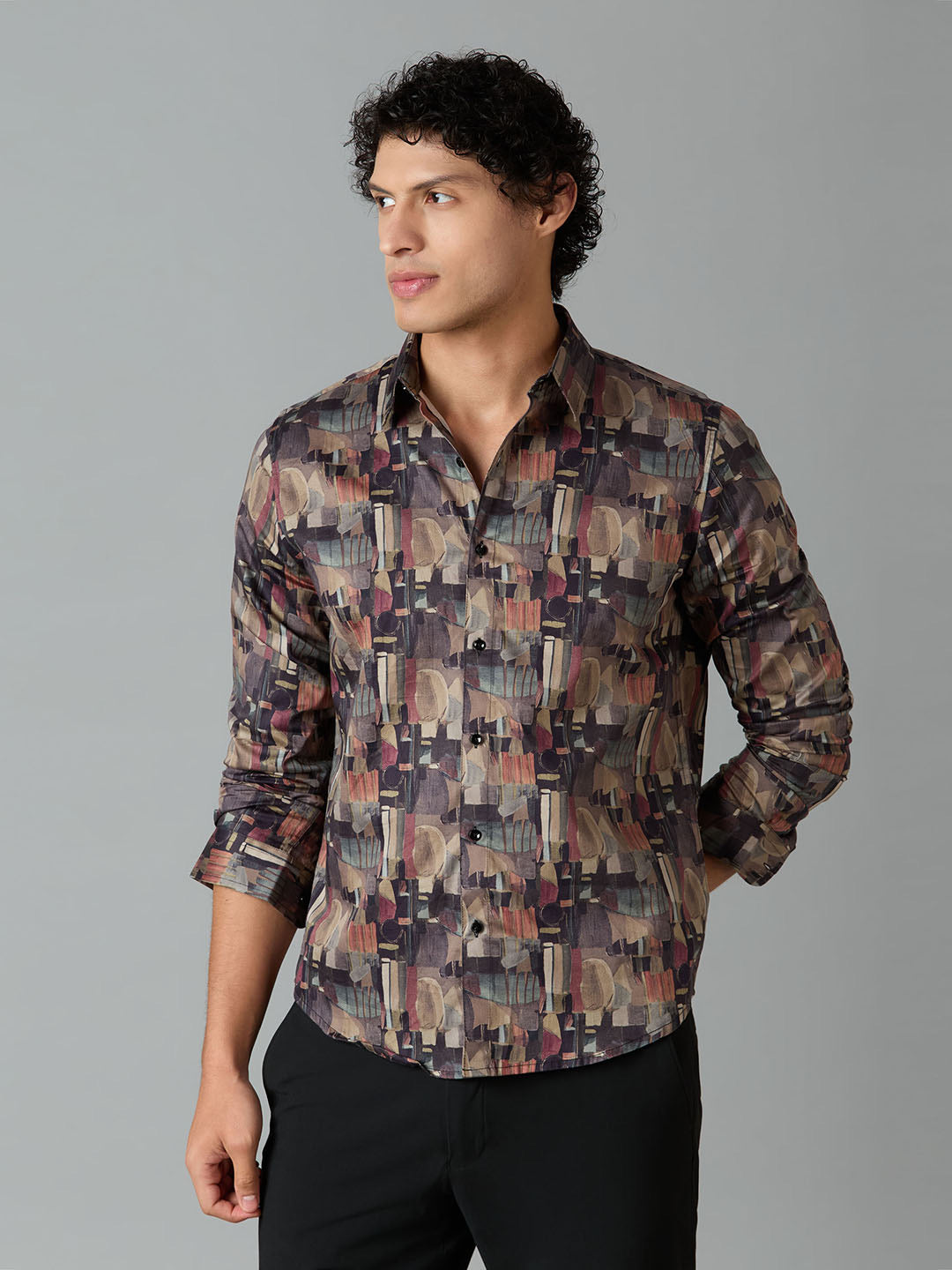 Giza Cotton Printed Shirt