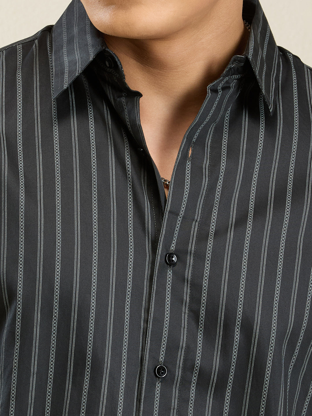 Olive Crest – 100% Cotton Slim Fit Shirt