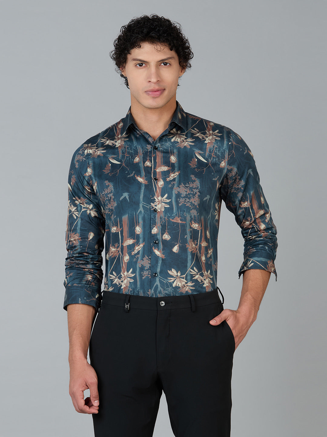Giza Cotton Printed Shirt