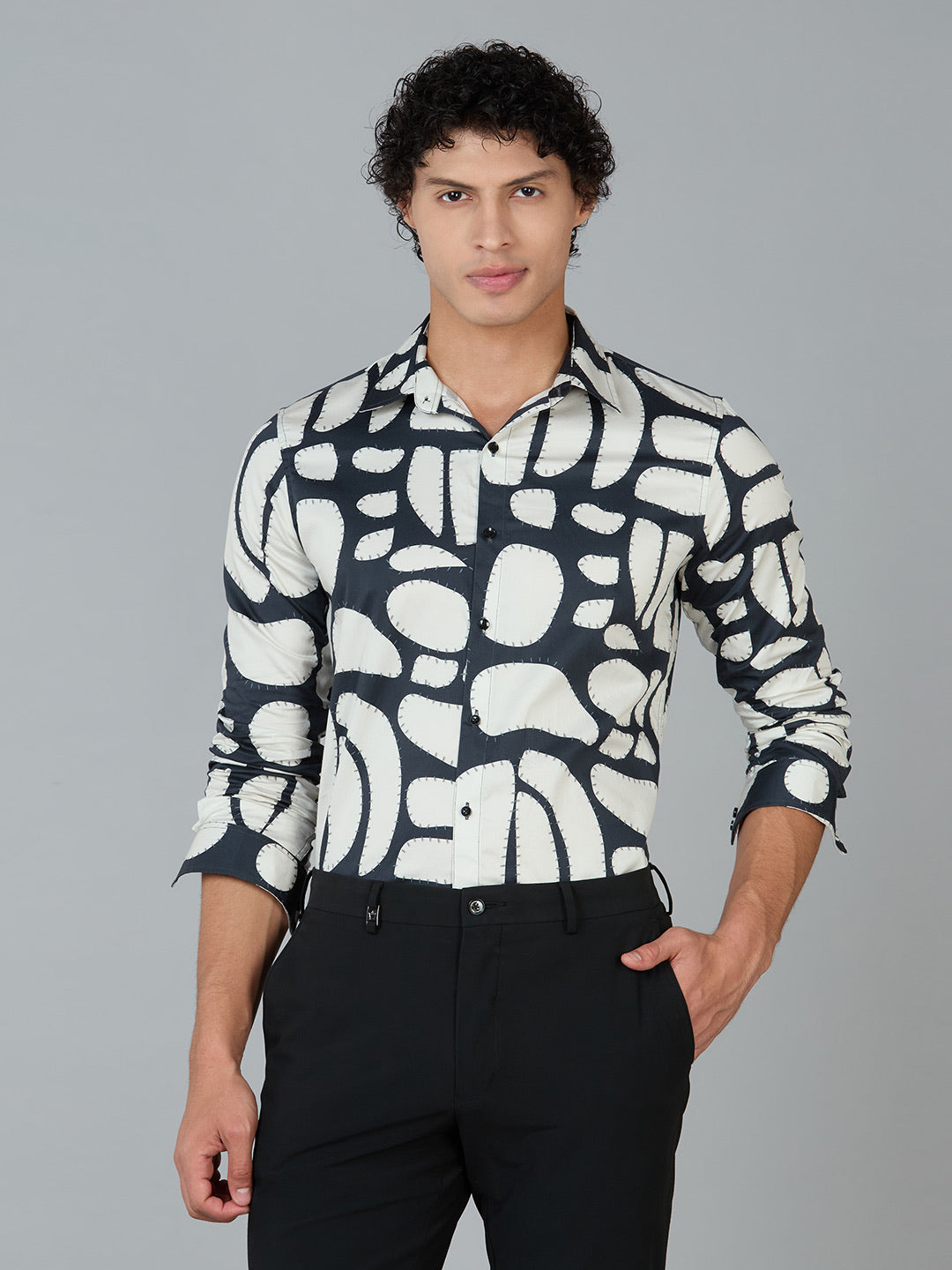 Giza Cotton Printed Shirt