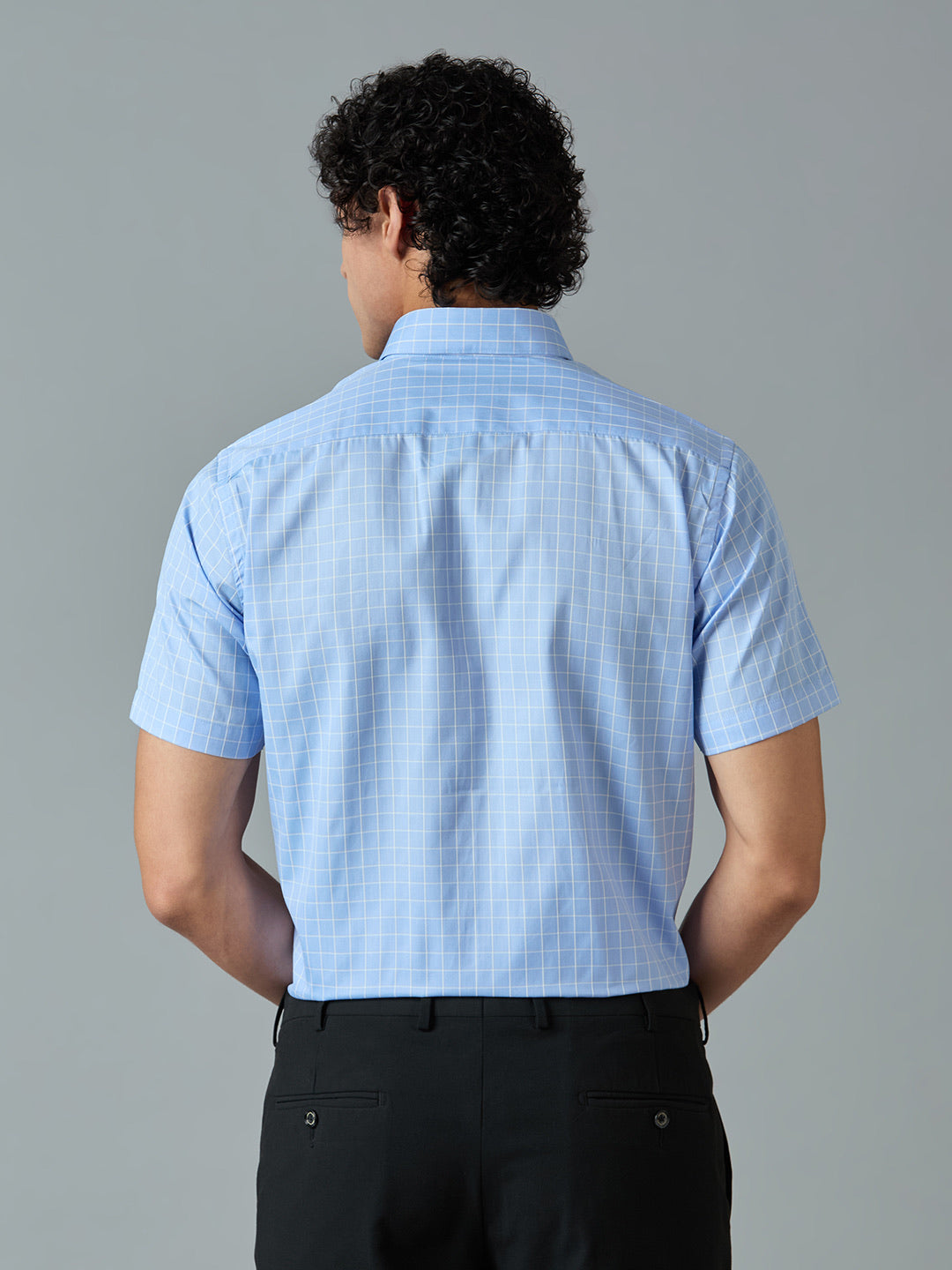 Short Sleeved Checkered Shirt