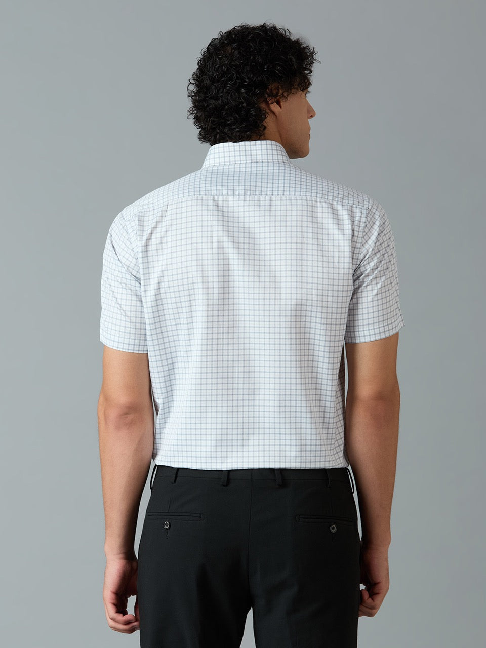 Short Sleeve Checkered Shirt