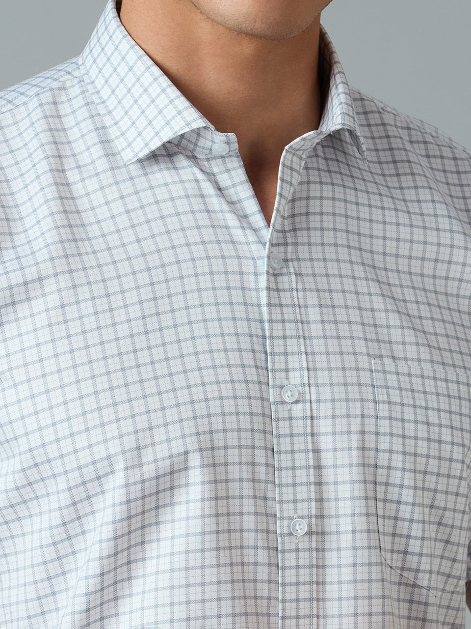 Short Sleeve Checkered Shirt