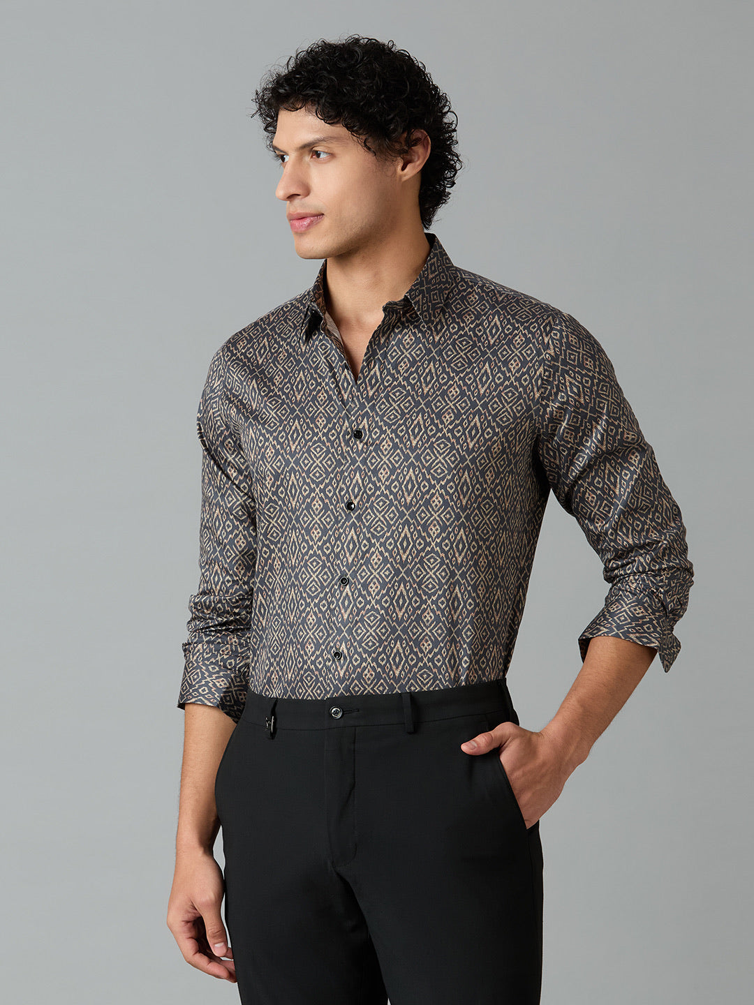 Giza Cotton Printed Shirt