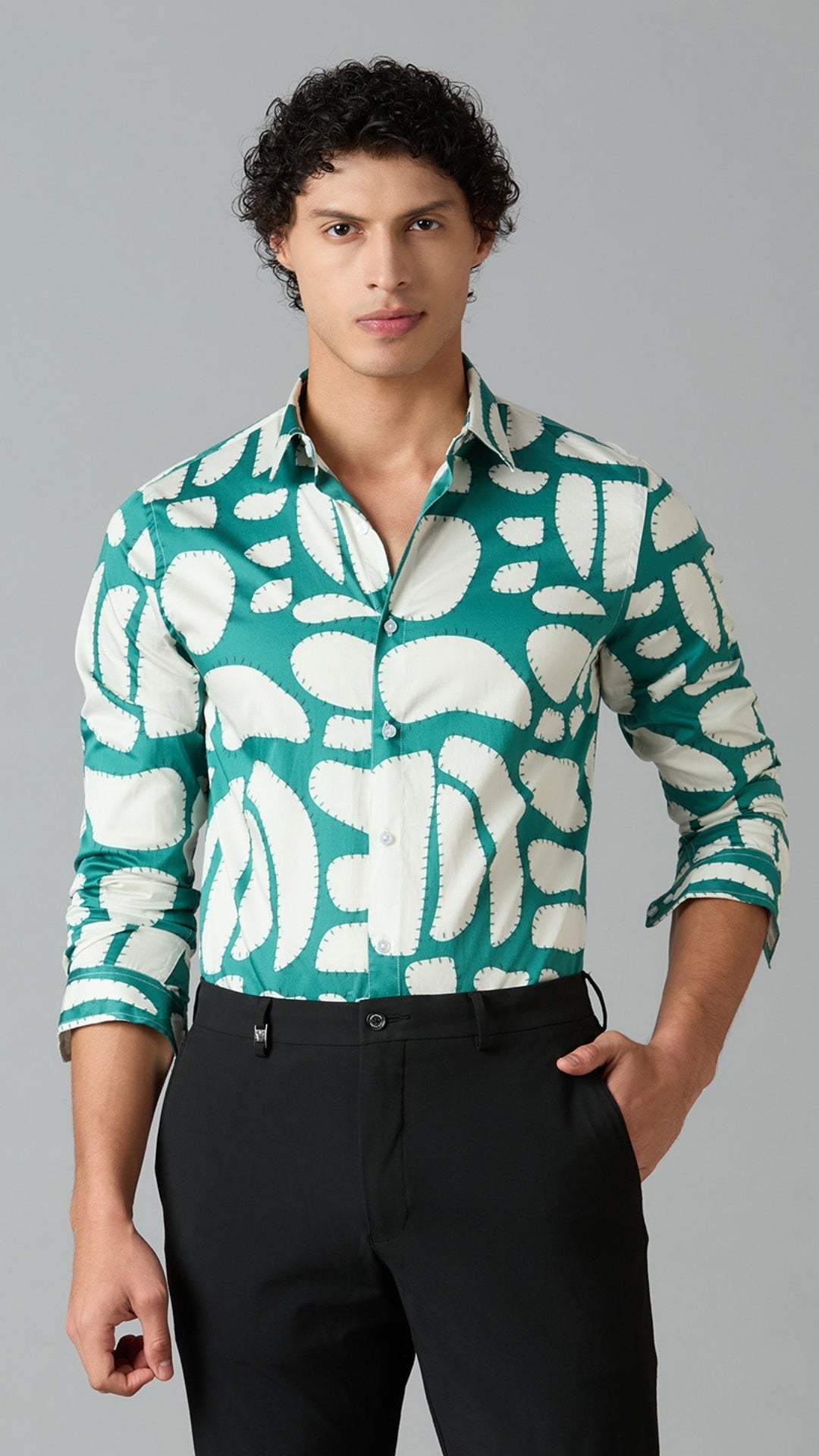 Giza Cotton Printed Shirt